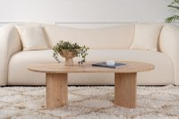 Masuta de cafea, Hanah Home, pal melaminat, stejar safir, 119x60x40 cm - 5