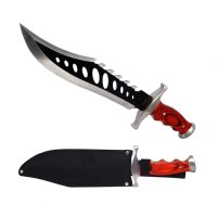 Pachet doua cutite de vanatoare, Bowie, otel inoxidabil, 38 cm, teaca inclusa - 5
