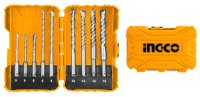 Set Burghie SDS PLUS Beton 9 piese INGCO AKDL30901 - 1