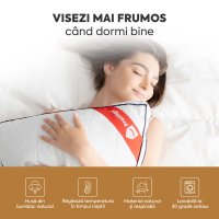 Pernă Cotton Dream cu microfibră, husă bumbac, 50x70 cm - 4