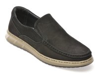 Mocasini SHOWMAN negri, SH4101, din nabuc - 1