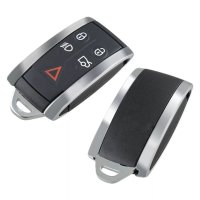Carcasa Cheie Auto Jaguar cu 5 butoane, Compatibila modelele Jaguar XF, XFR, XK, XKR, X-Type, S-Type, 2006-2015 - 5