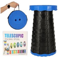 Scaun telescopic pliabil 24 cm Blue - 1
