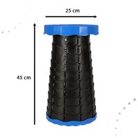 Scaun telescopic pliabil 24 cm Blue - 6
