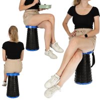 Scaun telescopic pliabil 24 cm Blue - 9