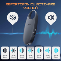 Mini Reportofon Portabil Magnetic, Activare Vocala, 16GB, Inregistrare pana la 192h – Zero Secrets - 3
