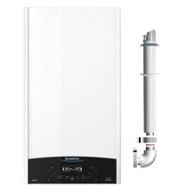 Centrala in condensare Ariston GENUS ONE+ WI-FI, 35 kW, pentru incalzire si preparare ACM, cu kit de evacuare inclus - 1