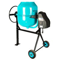 Betoniera Detoolz DZ-CC1001-G01, 200L, 1200W, cu Roti si Coroana din Fonta - 1