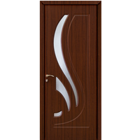 Usa de interior Style 154 din lemn cu geam Teak, dimensiuni 2000/700 mm - 2