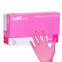 Manusi Nitril Nepudrate EasyCare 100 Buc Marime XS Roz - Everin - 1