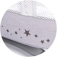 Patut pentru copii Chipolino Sogno 2 in 1 grey cu leganare si cantar integrat - 2