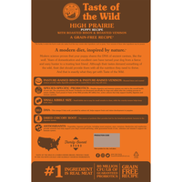TASTE OF THE WILD High Prairie Puppy, Bizon și Vânat, hrană uscată fără cereale câini junior, 2kg - 2