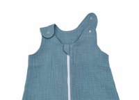 Sac de dormit pentru copii KidsDecor Cold Ice 0.3 tog, 70 cm din muselina - 4