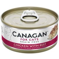 Canagan Cat, Pui si Vita, 75 g - 1