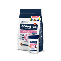 Advance Veterinary Diets Dog Atopic & Food Sensitivity Mini, Pastrav, 1.5 kg + 2x Advance Veterinary Diets Dog Atopic Derma Care, 150 g - 1