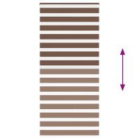 Jaluzea Zebra Maro din Poliester - Latime 90,9 cm, Dimensiuni 95x200 cm - 5