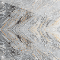 Gresie portelanata rectificata Zasilo Grey  bookmatch B  60X120  lucioasa - 1