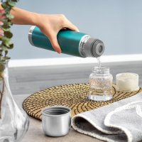 Sticla termos Reer din otel inoxidabil vidat ColourCup 450 ml albastru - 1