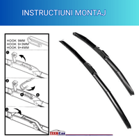 Set stergatoare TeamCar® pentru Fiat Multipla (186) 1999-2005 Hybrid - Fata - 3
