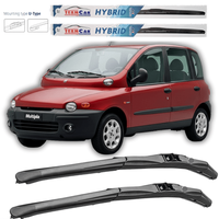 Set stergatoare TeamCar® pentru Fiat Multipla (186) 1999-2005 Hybrid - Fata - 4
