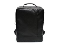 Rucsac MARIO FERRETTI negru, BB79, din piele naturala - 1