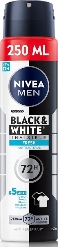 Deodorant spray barbati Nivea Black & White Fresh, 250ml - 1