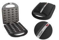 Aparat pentru preparat nuci Zilan ZLN2816 Negru, 1600W, indicator luminos, Placi Neaderente - 4