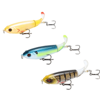 Set de 3 Voblere Suprafata Whopper Plopper 105mm 17g pentru Pescuit - 2
