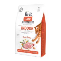 BRIT Care Indoor Anti-Stress, Pui, hrană uscată fără cereale pisici, antistres, 400g - 2
