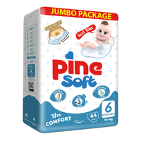 Scutece extra large Soft, 15+ kg, 44 bucati, PINE - 1