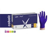 Manusi Nitril Nepudrate EasyCare 100 Buc Marime S Cobalt - Everin - 1