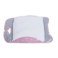 SeviBebe Pink Stars - Suport lombar pentru scoica auto 0-13 kg - 1