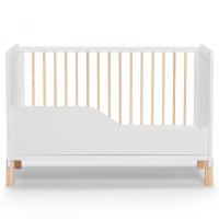 Patut pentru copii Kinderkraft Nico 120x60 cm din lemn, transformabil, somiera reglabila - 6