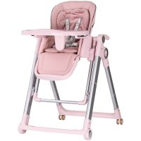 Scaun de masa 2 in 1 transformabil in leagan Chipolino Super Chef Marshmallow cu roti, spatar reglabi, sezut reglabil, pliere compacta - 8