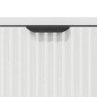 Noptiera alba cu 2 sertare, lemn compozit, 63.5 x 36 x 61 cm - 10