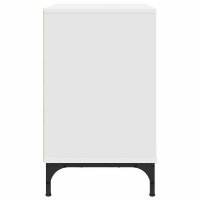 Noptiera alba cu 2 sertare, lemn compozit, 63.5 x 36 x 61 cm - 8