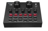 Placa de sunet multifunctionala Q MIC1 bluetooth mixer microfoane 6 Sound Modes +12 Sound Effects Live - 1