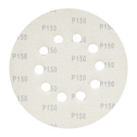 Hartie abraziva Micul Fermier GF-2338, 215 mm, granulatie P150, 10 gauri, set 100 bucati - 2