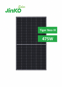 Panou fotovoltaic Jinko Tiger Neo 475W Rama neagra - JKM475N-48QL6-DV N-Type - 1