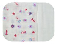 Set 2 scutece pentru bebelusi EgaKids, reutilizabile, cu fibra de bambus, dimensiune 70 x 80 cm, model Flowers - 3