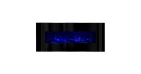 Semineu electric de perete Madrid, 550x1280x140 mm, 1500W - 5