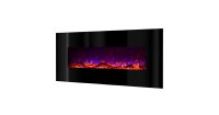 Semineu electric de perete Madrid, 550x1280x140 mm, 1500W - 2