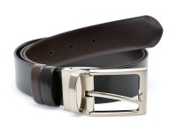 Curea LE COLONEL neagra, ORVIN, din piele naturala - 1