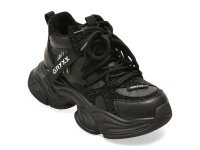 Ghete negre GRYXX 75618 din piele ecologica pentru femei - 1