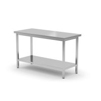Masa de Lucru Ranforsata cu Raft, Adancime de 700 mm, Kitchen Line, 800x700x(H)850mm - 1