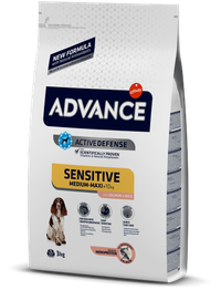 Advance Dog Sensitive Medium - Maxi Somon & Orez, 3 kg - 1