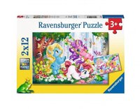 Set 2 puzzle pentru copii - Lumea Magica a Unicornilor - 1