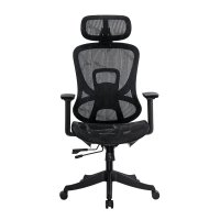 Scaun de birou ergonomic SYYT 9518 cu mesh negru si brate 3D ajustabile - 1