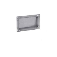 Capac rectangular din otel zincat pentru tubulatura - 1