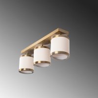 Lustra Way Caramiziu 66x15x21 cm - Corp Metalic cu Abajur - 3